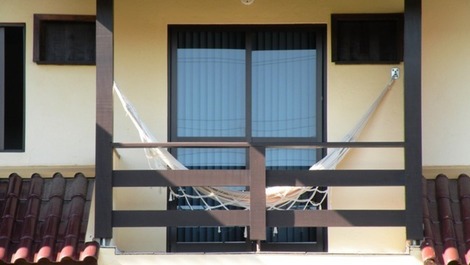 Sacada com rede de balanço