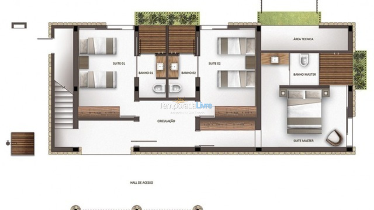 House for vacation rental in Mata de São João (Praia do Forte)