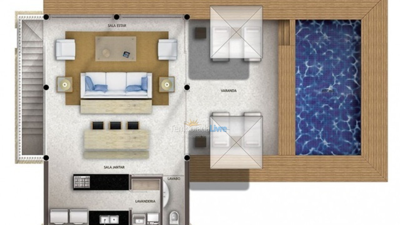 House for vacation rental in Mata de São João (Praia do Forte)