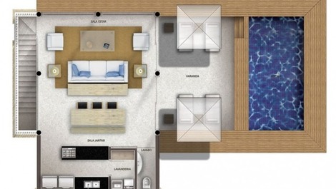 Paradise house at the Tivoli resort in Praia do Forte