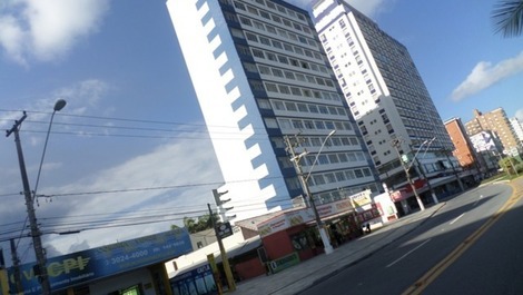 Praia Grande aluguel apto temporada frente praia centro boqueirão