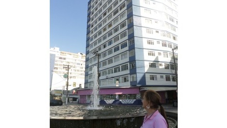 Praia Grande aluguel apto temporada frente praia centro boqueirão