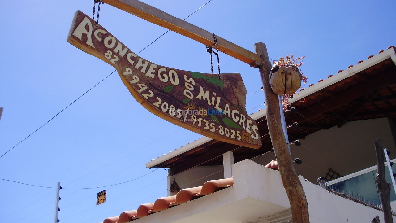 Casa para aluguel de temporada em São Miguel dos Milagres (Porto da Rua)