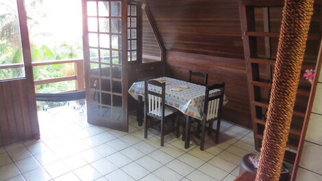 chale todo em madeira