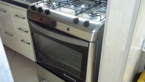 Fogão Novo Continental 5 bocas com gás encanado