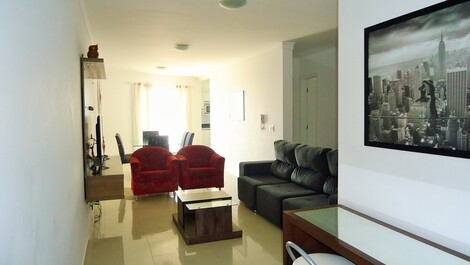 Sala de estar e jantar integradas