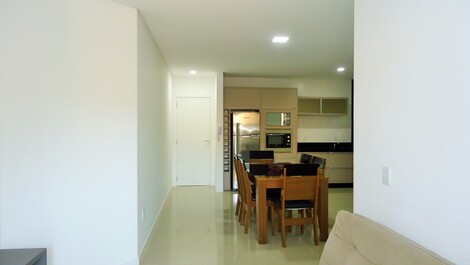 Sala de estar e jantar integradas