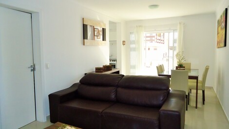 Sala de estar e jantar integradas