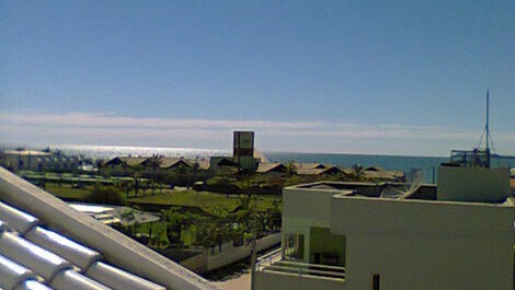 Visão da casa para a praia.