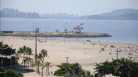 Vista de dentro do apartamento