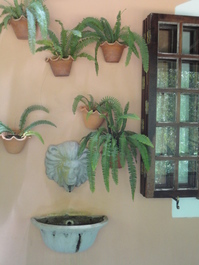 Sitio en la playa con cascadas.