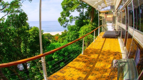 JOÁ 10 QUARTOS - ATÉ 30 HOSPEDES - VISTÃO MAR