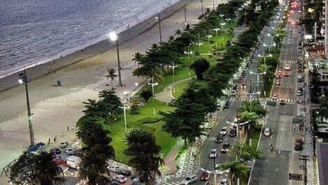 Apartamento para alugar em Santos - Praia da Pompéia Gonzaga