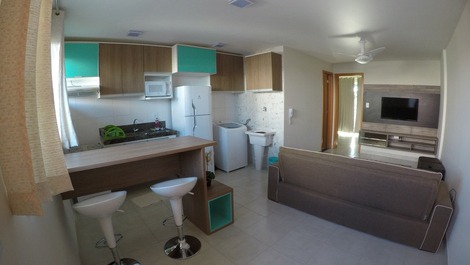 Lindo apartamento com cozinha Americana e sala 