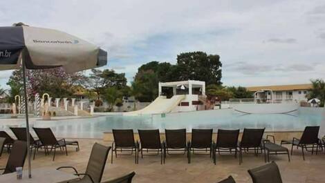 LACQUA DI ROMA Apartamento 1 quarto para temporada em Caldas Novas