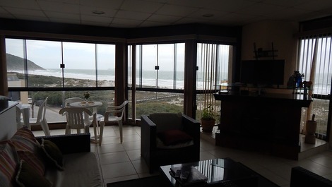 sala com vista panorâmica  