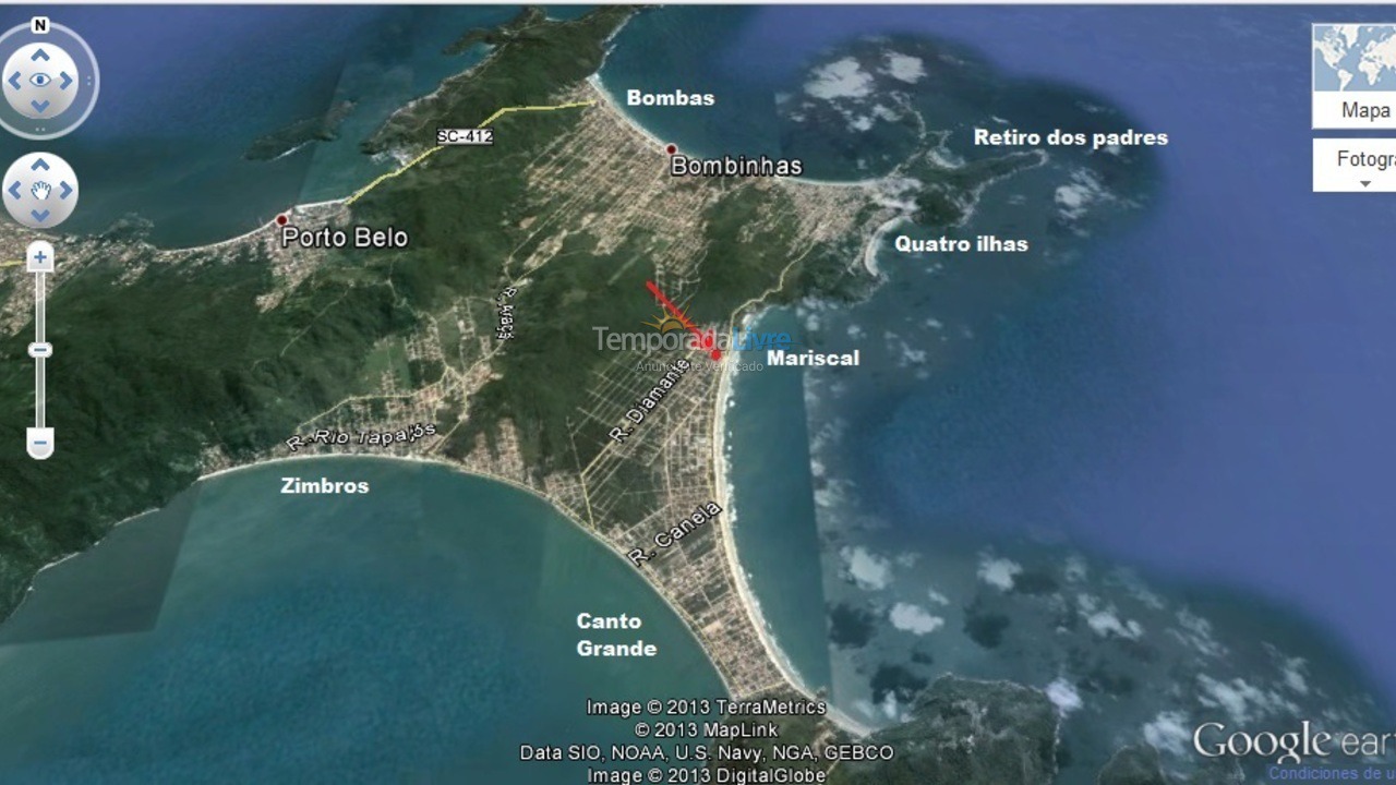 House for vacation rental in Bombinhas (Mariscal)