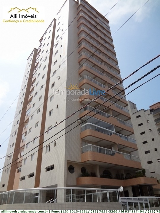 Apartamento para alquiler de vacaciones em Praia Grande (Vila Tupi)