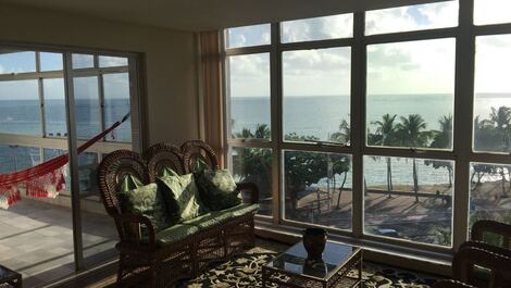 Vista da sala e varanda