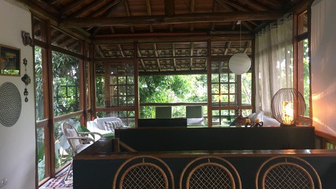 Vista parte superior da casa