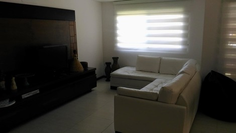 Sala com tv a cabo