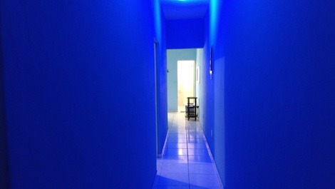 Corredor para os quartos