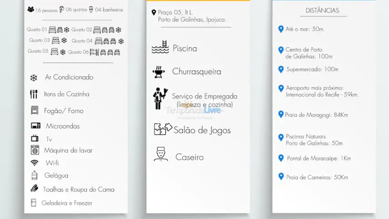 Casa para aluguel de temporada em Porto de Galinhas (Porto de Galinhas)