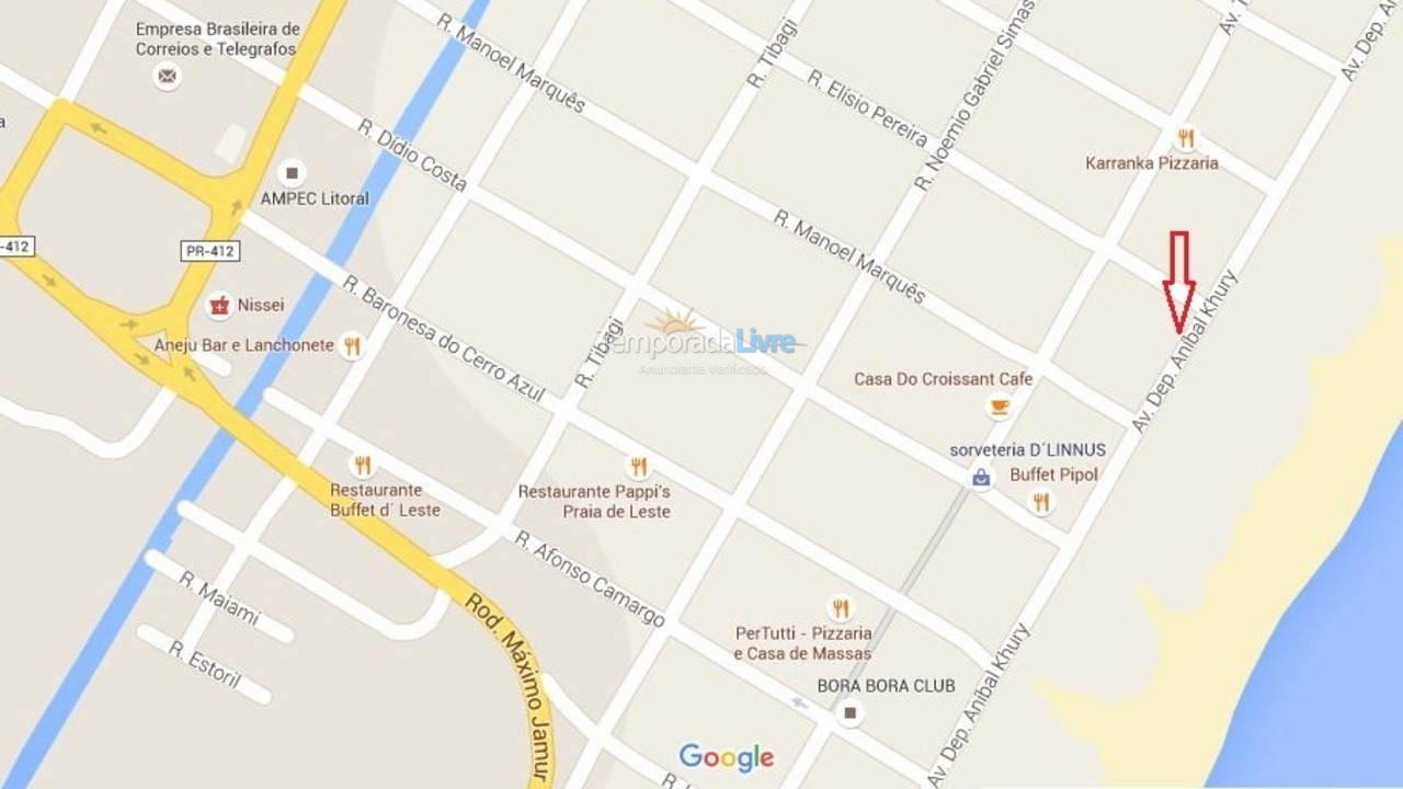 Casa para alquiler de vacaciones em Pontal do Paraná (Praia de Leste)