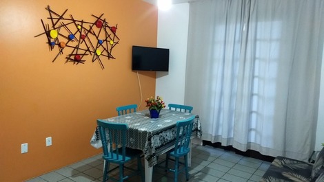 Sala com ventilador de  teto