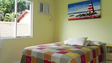 Quarto casal, apto até 4 pessoas