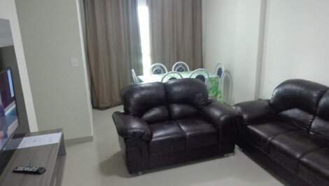 Apto mobili. 3 qtos.C/1 Suíte - wi-fi - 2 GAR.-praia do morro