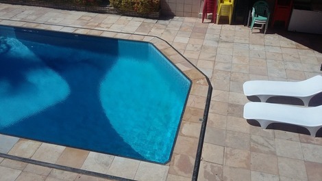 Piscina vista da varanda