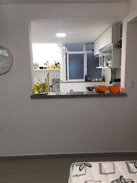 Integração sala e cozinha