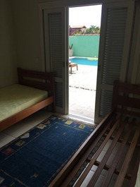 quarto térreo piscina