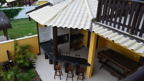 Quiosque e churrasqueira