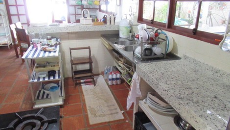 Alugo Casa Pé na areia na Praia da Fortaleza Ubatuba