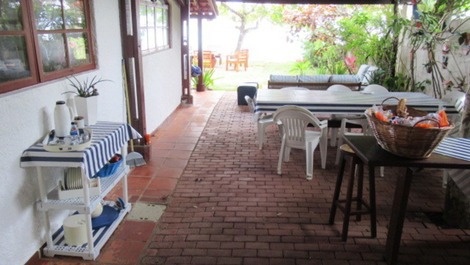 Alugo Casa Pé na areia na Praia da Fortaleza Ubatuba