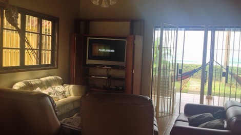 Vista do mar, a partir da sala