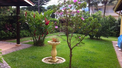 Jardim da entrada da casa