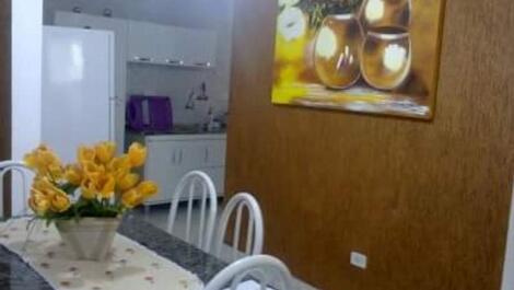 Sala de jantar com ventilador