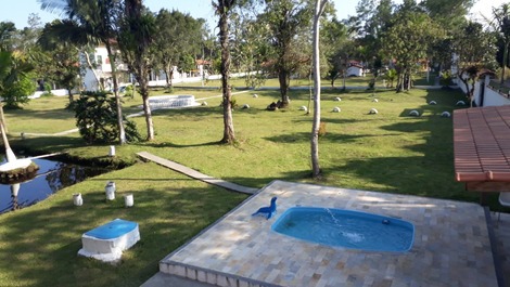 Vista da vaeanda da casa