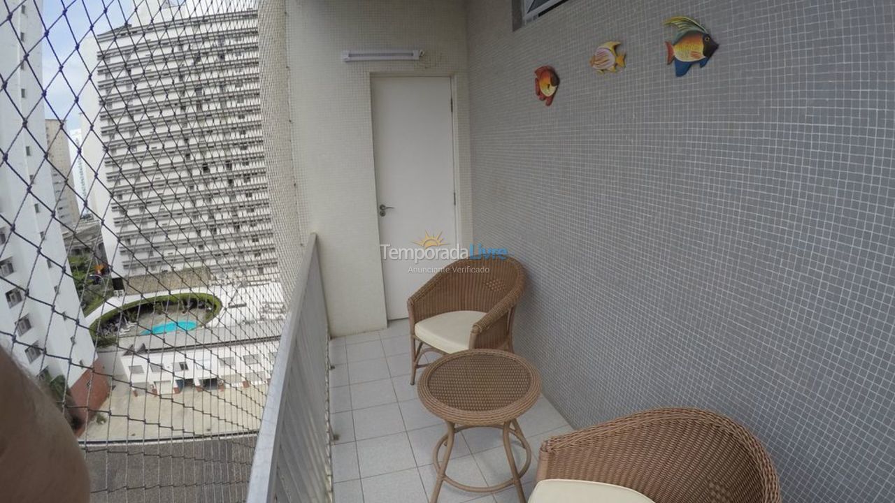 Apartamento para alquiler de vacaciones em Guarujá (Pitangueiras)