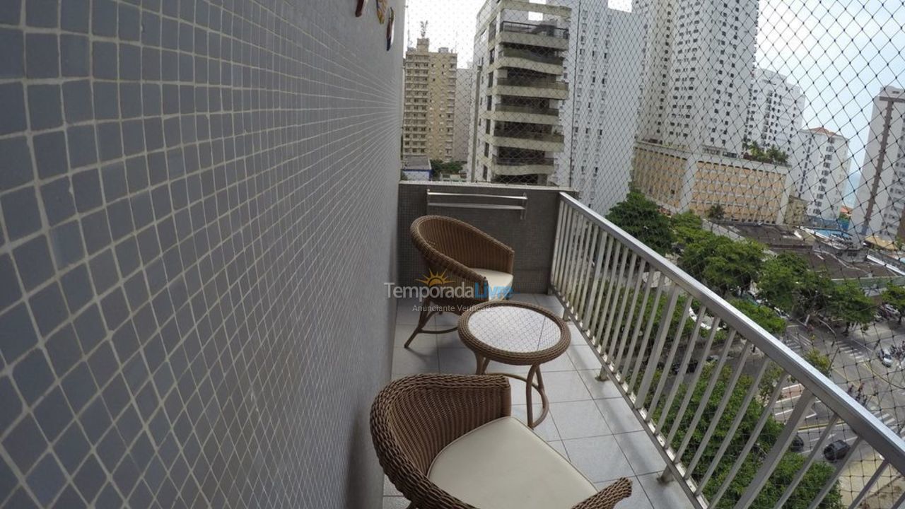 Apartamento para alquiler de vacaciones em Guarujá (Pitangueiras)