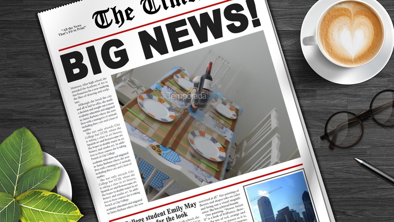 Apartamento para aluguel de temporada em Guarujá (Pitangueiras)