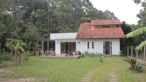 Casa con patio privado en Praia da Ferrugem