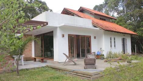 Casa con patio privado en Praia da Ferrugem