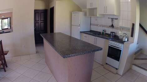 Casa c/ pátio privado p/10 pessoas na Praia da Ferrugem