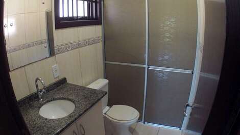 Casa c/ pátio privado p/10 pessoas na Praia da Ferrugem