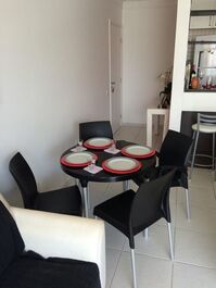 Vista do Hall de entrada e parte da sala