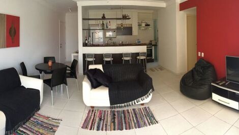 Hall, sala e cozinha americana